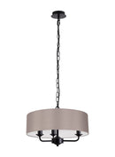 Banham Pendant  Light with 3 Lights   Black & Grey