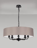 Banham Pendant Light with 5 Lights  Black & Grey