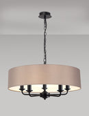 Banham Pendant Light with 5 Lights  Black & Grey