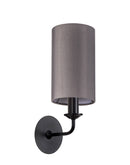 Banham Wall Lamp 1 Light Matt Black - Grey