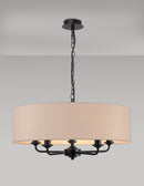 Banham Pendant Light with 5 Lights Black & Nude