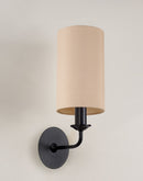 Banham Wall Lamp with 1 Light  Black &  Nude