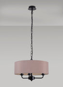 Banham Pendant Light with 3 Lights  Black Taupe & Gold