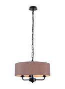 Banham Pendant Light with 3 Lights  Black Taupe & Gold