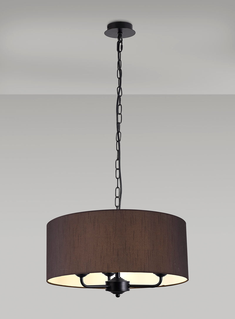 Banham Pendant Light with 3 Lights Black