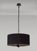 Banham Pendant Light with 3 Lights Black & Olive