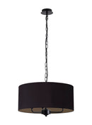 Banham Pendant Light with 3 Lights Black & Olive