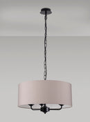 Banham Pendant Light with 3 Lights Black & Grey