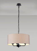 Banham Pendant Light with 3 Lights Black & Grey