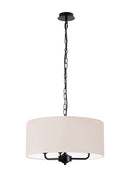 Banham Pendant Light with 3 Lights Black & Nude