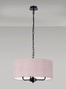 Banham Pendant Light with 3 Lights Black &  Taupe