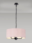 Banham Pendant Light with 3 Lights Black &  Taupe