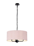 Banham Pendant Light with 3 Lights Black &  Taupe