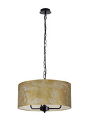 Banham Pendant Light with 3 Lights Black & Gold