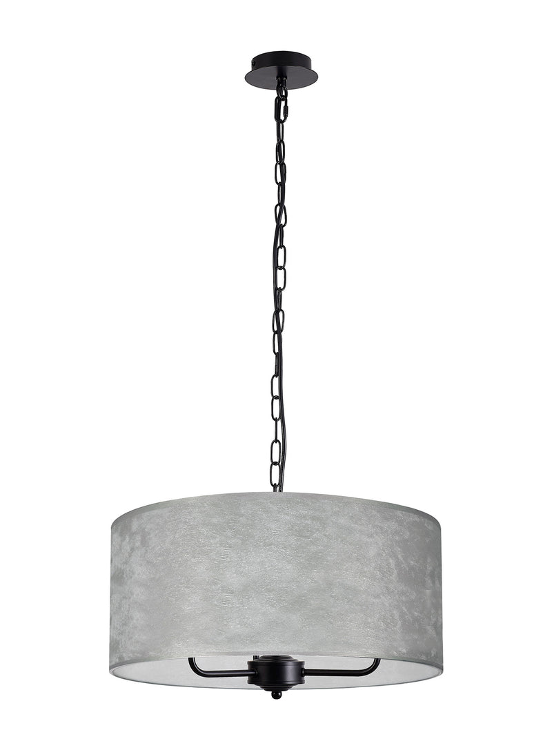 Banham Pendant Light with 3 Lights Black & Silver