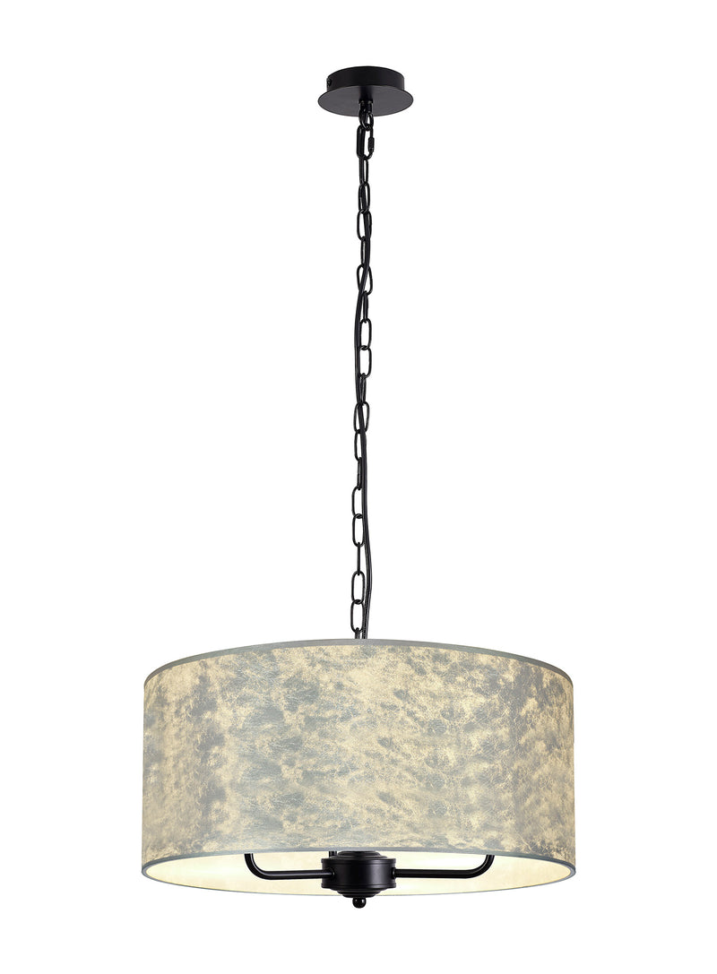 Banham Pendant Light with 3 Lights Black & Silver