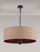 Banham Pendant Light with 5 Lights Black & Gold