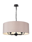 Banham Pendant Light with 5 Lights Black &  Grey