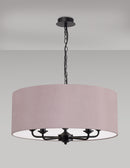 Banham Pendant Light with 5 Lights Black & Taupe