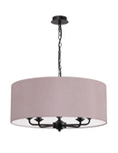 Banham Pendant Light with 5 Lights Black & Taupe