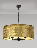 Banham  Pendant Light with 5 Lights Black & Gold