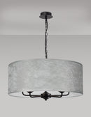 Banham  Pendant Light with 5 Lights Black & Silver
