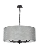 Banham  Pendant Light with 5 Lights Black & Silver