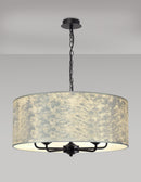 Banham  Pendant Light with 5 Lights Black & Silver