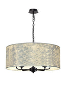 Banham  Pendant Light with 5 Lights Black & Silver