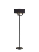 Banham Floor Lamp with 3 Lights Black