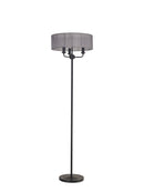 Banham  Floor Light with 3 Lights Grey & Black