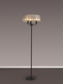 Banham  Floor Light with 3 Lights Grey & Black