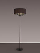 Banham Floor Lamp with 3 Lights  Black