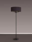 Banham Floor Lamp with 3 Lights -  Black & Gold