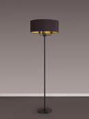 Banham Floor Lamp with 3 Lights -  Black & Gold