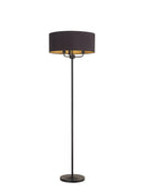 Banham Floor Lamp with 3 Lights -  Black & Gold