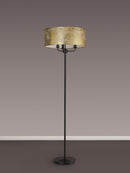 Banham Floor Lamp with  3 Lights  Black & Gold