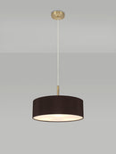 Bayswater Ceiling Light with 5 Lights Antique Brass Black & White