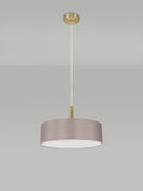 Bayswater Pendant Light with 5 Lights Antique Brass Grey & White