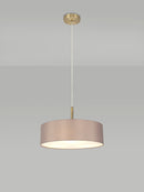 Bayswater Pendant Light with 5 Lights Antique Brass Grey & White
