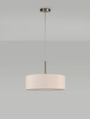 Bayswater Pendant Light with 5 Lights Nickel & Nude