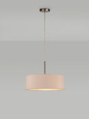 Bayswater Pendant Light with 5 Lights Nickel & Nude