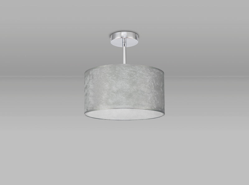 Bayswater Ceiling Light with 1 Light Chrome & Silver