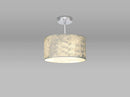 Bayswater Ceiling Light with 1 Light Chrome & Silver