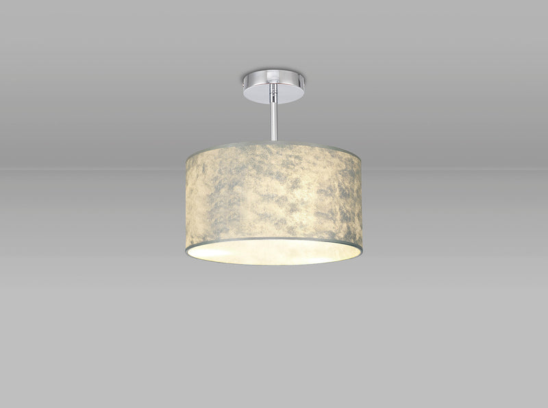 Bayswater Ceiling Light with 1 Light Chrome & Silver