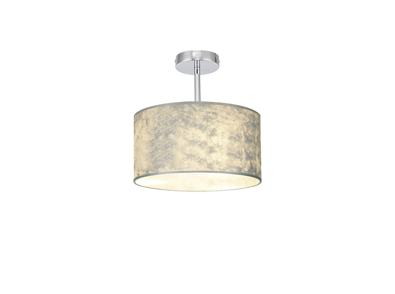 Bayswater Ceiling Light with 1 Light Chrome & Silver