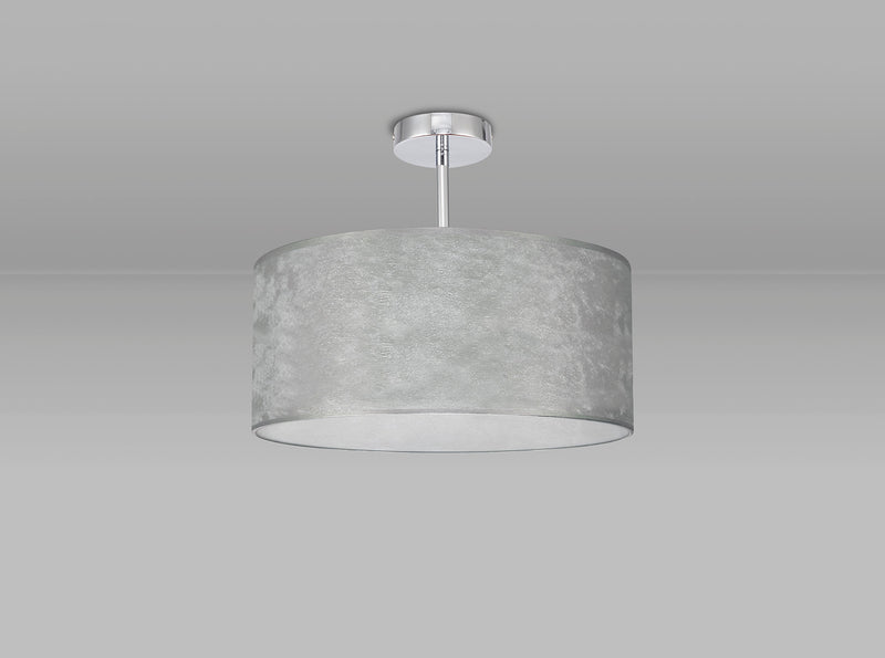 Bayswater Ceiling Light with 1 Light Chrome & Silver