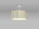 Bayswater Ceiling Light with 1 Light Chrome & Silver