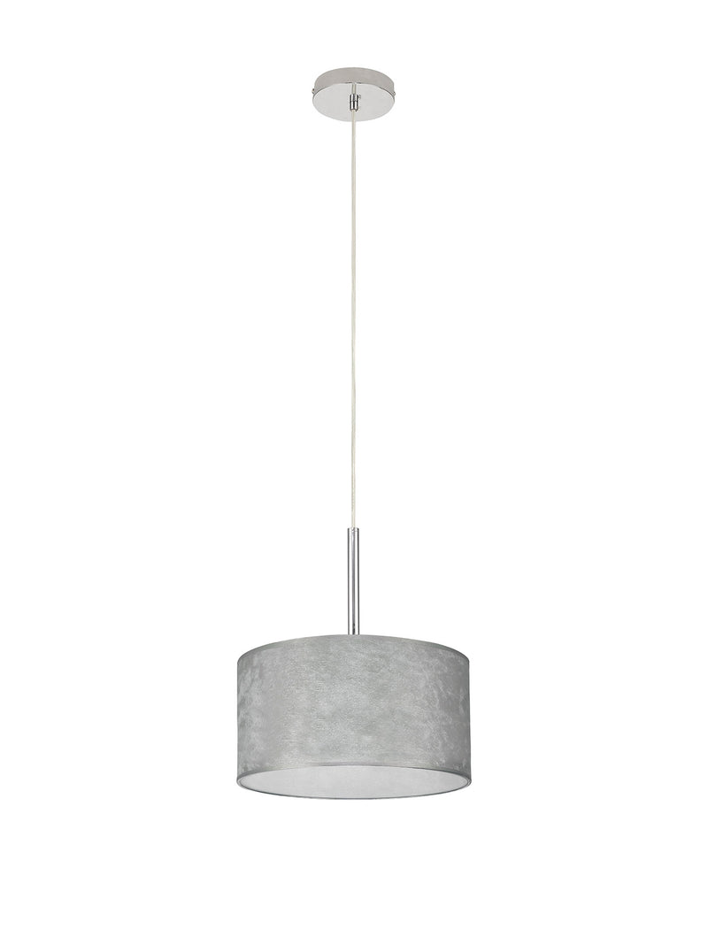 Bayswater Pendant Light with 1 Light Chrome & Silver