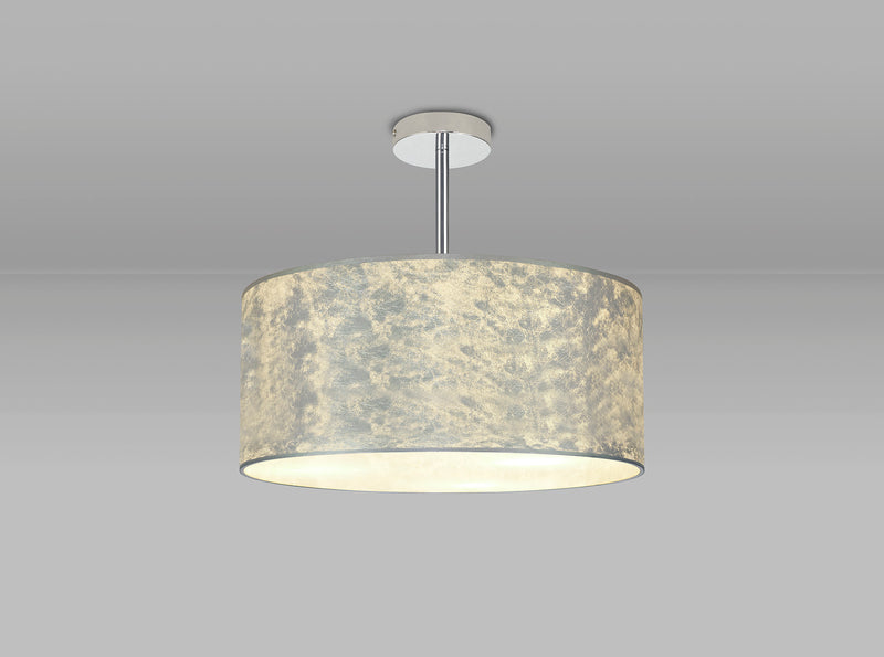 Bayswater Ceiling Light with 3 Lights Chrome & Silver